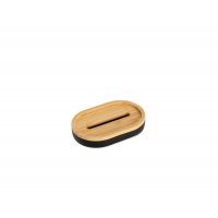 Andrea House - Βάση Για Σαπούνι Black Nordic Bamboo Andrea House - Βάση Για Σαπούνι Black Nordic Bamboo