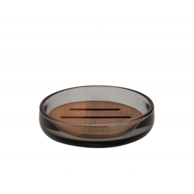 Andrea House - Βάση Για Σαπούνι Grey Glass Acacia Andrea House - Βάση Για Σαπούνι Grey Glass Acacia