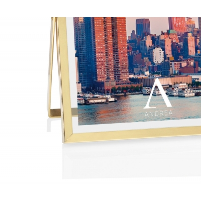 Andrea House - Μεταλλική Κορνίζα 13x18cm/15x20cm Vintage Gold Metal