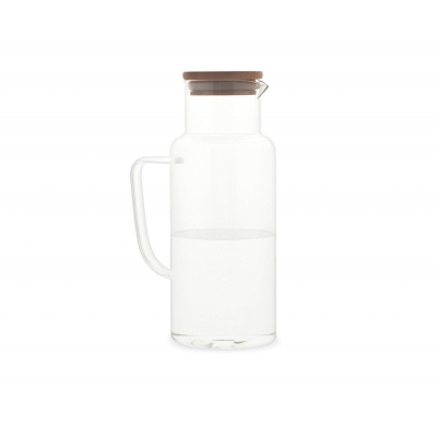 Andrea House - Γυάλινη Κανάτα Με Καπάκι Bamboo 1L Andrea House - Γυάλινη Κανάτα Με Καπάκι Bamboo 1L