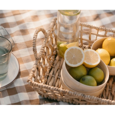 Andrea House - Πλεκτός Δίσκος Με Χερούλια Water Hyacinth Andrea House - Πλεκτός Δίσκος Με Χερούλια Water Hyacinth