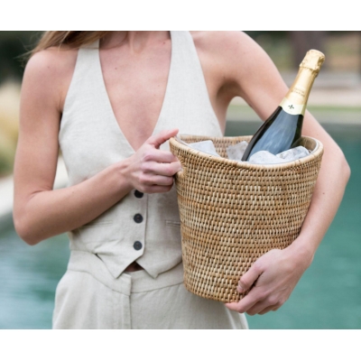 Andrea House - Σαμπανιέρα Rattan Ø26 Andrea House - Σαμπανιέρα Rattan Ø26