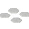 Andrea House - Σετ 4 Μαρμάρινα Σουβέρ Hexagon Ø10cm