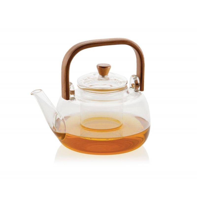 Andrea House - Γυάλινη Τσαγιέρα Με Φίλτρο Και Bamboo Λαβή 1L Andrea House - Γυάλινη Τσαγιέρα Με Φίλτρο Και Bamboo Λαβή 1L
