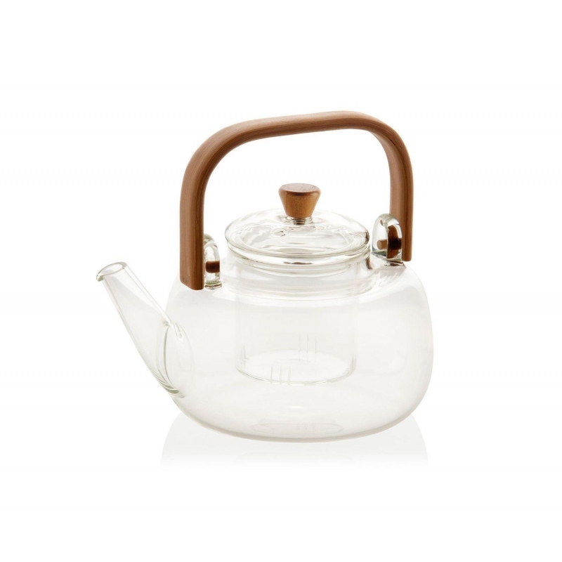 Andrea House - Γυάλινη Τσαγιέρα Με Φίλτρο Και Bamboo Λαβή 1L Andrea House - Γυάλινη Τσαγιέρα Με Φίλτρο Και Bamboo Λαβή 1L