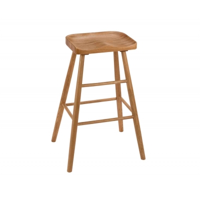 Andrea House - Σκαμπό Μπαρ Από Ξύλο Δρυός