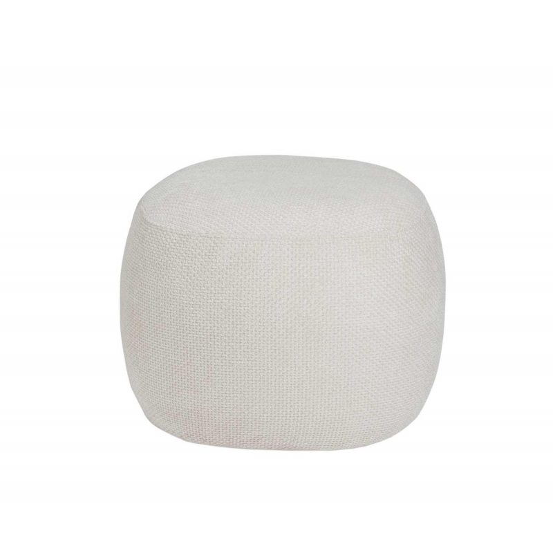 Andrea House - Πουφ Audry White D50cm Andrea House - Πουφ Audry White D50cm
