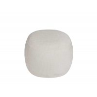 Andrea House - Πουφ Audry White D50cm Andrea House - Πουφ Audry White D50cm