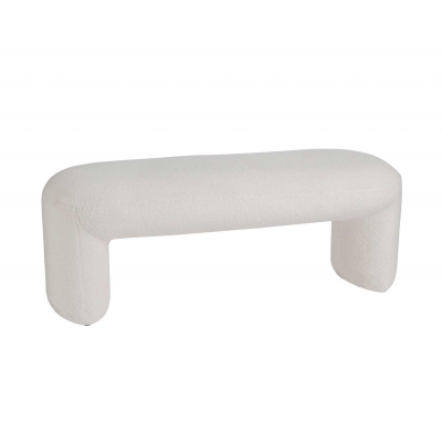 Andrea House - Παγκάκι Με Ύφασμα Boucle 110cm