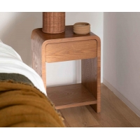 Andrea House - Κομοδίνο Με 1 Συρτάρι Dark Ash Wood Andrea House - Κομοδίνο Με 1 Συρτάρι Dark Ash Wood