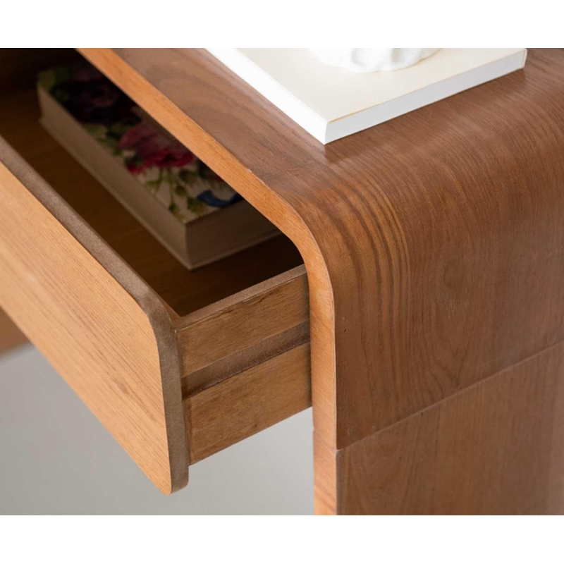 Andrea House - Κομοδίνο Με 1 Συρτάρι Dark Ash Wood Andrea House - Κομοδίνο Με 1 Συρτάρι Dark Ash Wood