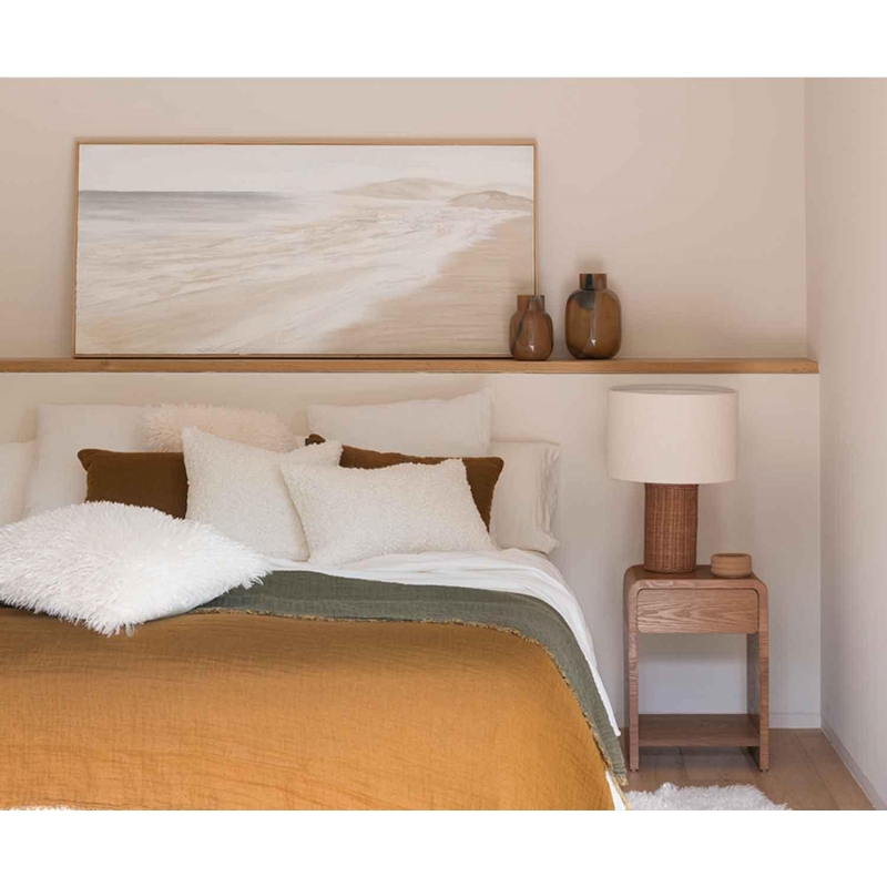 Andrea House - Κομοδίνο Με 1 Συρτάρι Dark Ash Wood Andrea House - Κομοδίνο Με 1 Συρτάρι Dark Ash Wood