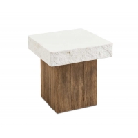 Andrea House - Τραπέζι Σαλανιού Wood Effect 50x50cm Andrea House - Τραπέζι Σαλανιού Wood Effect 50x50cm