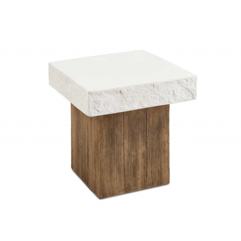 Andrea House - Τραπέζι Σαλανιού Wood Effect 50x50cm Andrea House - Τραπέζι Σαλανιού Wood Effect 50x50cm