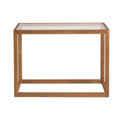 Andrea House - Κονσόλα Oak Wood Glass