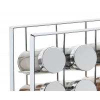 Andrea House - Βάση Με 12 Βαζάκια Μπαχαρικών Chrome Metal Andrea House - Βάση Με 12 Βαζάκια Μπαχαρικών Chrome Metal