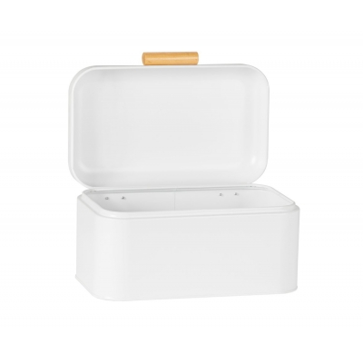 Andrea House - Μεταλλική Ψωμιέρα Nordic White Metal