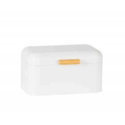 Andrea House - Μεταλλική Ψωμιέρα Nordic White Metal