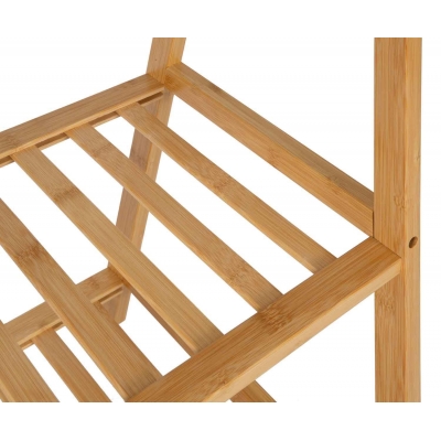 Andrea House - Σταντ Ρούχων Με 2 Ράφια Bamboo Andrea House - Σταντ Ρούχων Με 2 Ράφια Bamboo