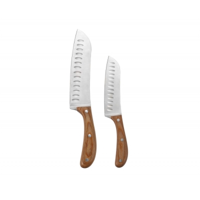 Andrea House - Σετ 2 Μαχαίρια Santoku Acacia