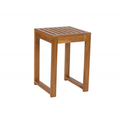 Andrea House - Σκαμπό Μπάνιου Acacia 31x31x45cm