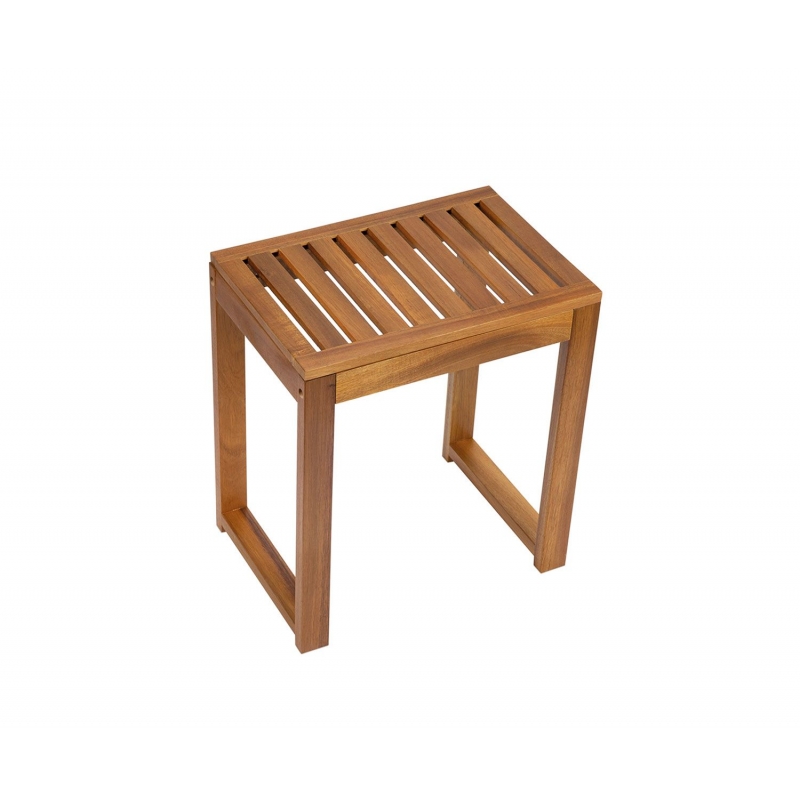 Andrea House - Σκαμπό Μπάνιου Acacia 40x28x45cm Andrea House - Σκαμπό Μπάνιου Acacia 40x28x45cm