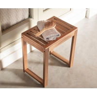 Andrea House - Σκαμπό Μπάνιου Acacia 40x28x45cm Andrea House - Σκαμπό Μπάνιου Acacia 40x28x45cm