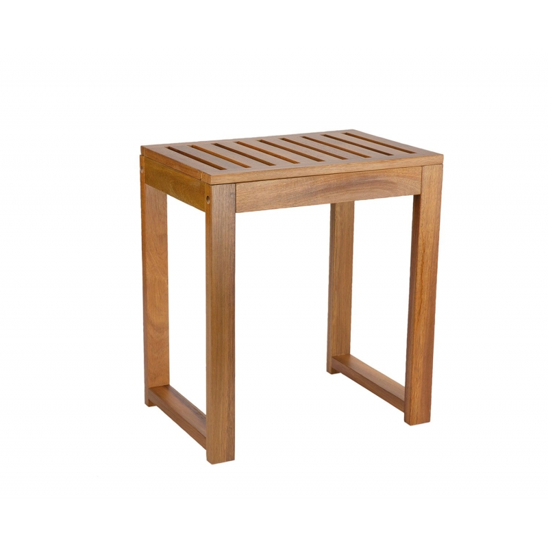 Andrea House - Σκαμπό Μπάνιου Acacia 40x28x45cm Andrea House - Σκαμπό Μπάνιου Acacia 40x28x45cm