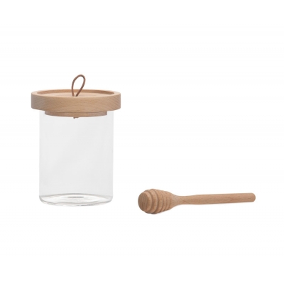 Andrea House - Γυάλινο Δοχείο Με Κουτάλι Για Μέλι 450ml Andrea House - Γυάλινο Δοχείο Με Κουτάλι Για Μέλι 450ml