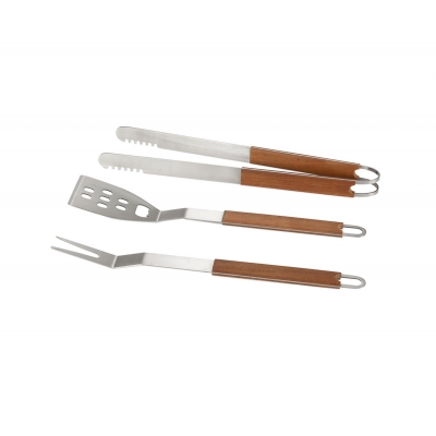 Andrea House - Σετ 3 Εργαλεία Barbecue Dark Brown Acacia Andrea House - Σετ 3 Εργαλεία Barbecue Dark Brown Acacia