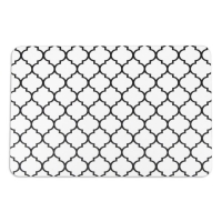 Artsy Mats - Αντιολισθητικό Πατάκι Μπάνιου BlackTrellis White Stone 39x60cm Artsy Mats - Αντιολισθητικό Πατάκι Μπάνιου BlackTrellis White Stone 39x60cm
