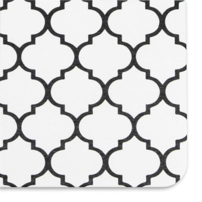 Artsy Mats - Αντιολισθητικό Πατάκι Μπάνιου BlackTrellis White Stone 39x60cm Artsy Mats - Αντιολισθητικό Πατάκι Μπάνιου BlackTrellis White Stone 39x60cm