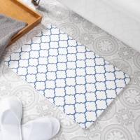 Artsy Mats - Αντιολισθητικό Πατάκι Μπάνιου BlueTrellis White Stone 39x60cm Artsy Mats - Αντιολισθητικό Πατάκι Μπάνιου BlueTrellis White Stone 39x60cm