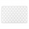 Artsy Mats - Αντιολισθητικό Πατάκι Μπάνιου Grey Trellis White Stone 39x60cm