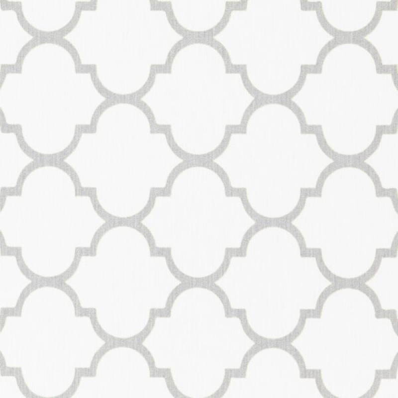 Artsy Mats - Αντιολισθητικό Πατάκι Μπάνιου Grey Trellis White Stone 39x60cm