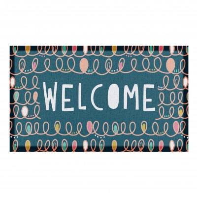 Artsy Mats - Χαλάκι Εισόδου Welcome Curls x Anna Treliving 70x40cm