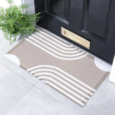 Artsy Mats - Χαλάκι Εισόδου Abstract Lines Beige 70x40cm Artsy Mats - Χαλάκι Εισόδου Abstract Lines Beige 70x40cm