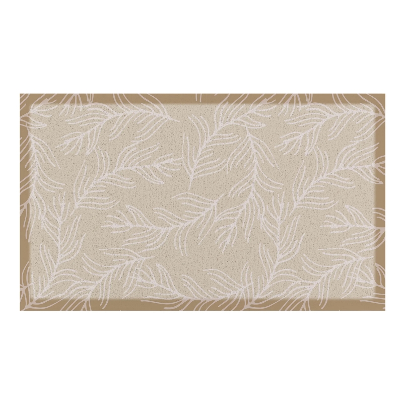 Artsy Mats - Χαλάκι Εισόδου Mocha Leaf Pattern 70x40cm