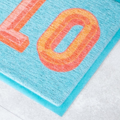 Artsy Mats - Χαλάκι Εισόδου Blue Hello 70x40cm