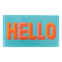 Artsy Mats - Χαλάκι Εισόδου Blue Hello 70x40cm