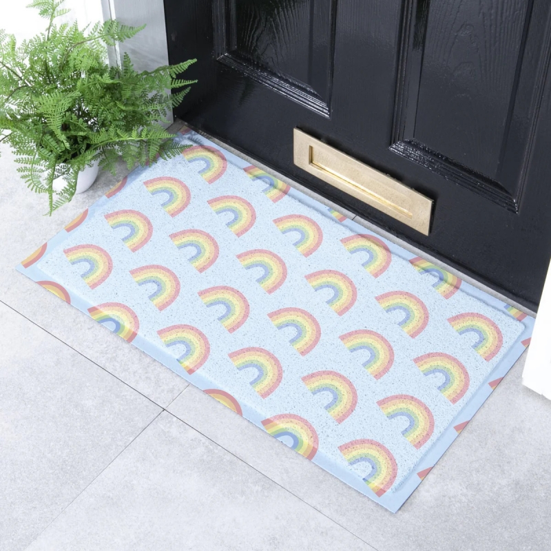 Artsy Mats - Χαλάκι Εισόδου Pastel Rainbow 70x40cm