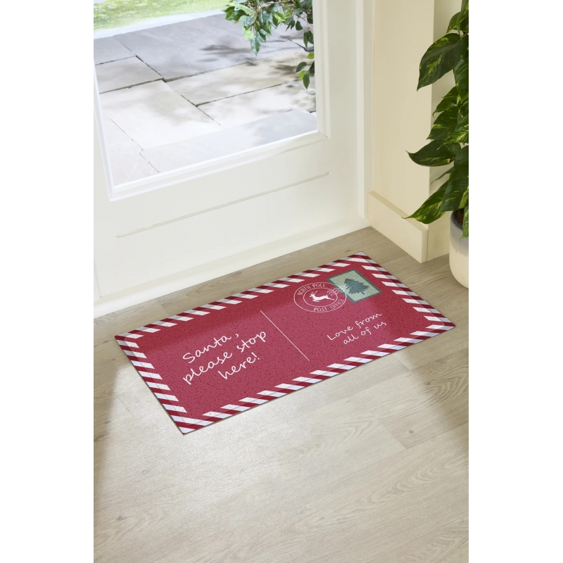 Artsy Mats - Χαλάκι Εισόδου Santa Stop Here 70x40cm Artsy Mats - Χαλάκι Εισόδου Santa Stop Here 70x40cm