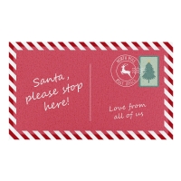 Artsy Mats - Χαλάκι Εισόδου Santa Stop Here 70x40cm Artsy Mats - Χαλάκι Εισόδου Santa Stop Here 70x40cm