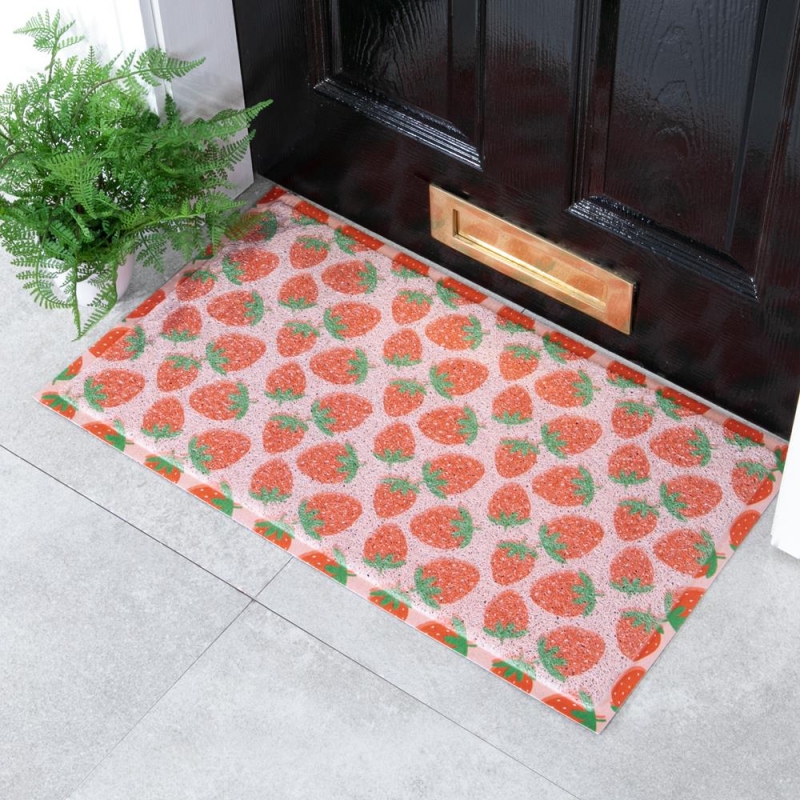 Artsy Mats - Χαλάκι Εισόδου Strawberry Pattern 70x40cm Artsy Mats - Χαλάκι Εισόδου Strawberry Pattern 70x40cm