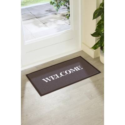 Artsy Mats - Χαλάκι Εισόδου Welcome Chocolate Brown 70x40cm Artsy Mats - Χαλάκι Εισόδου Welcome Chocolate Brown 70x40cm