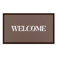 Artsy Mats - Χαλάκι Εισόδου Welcome Chocolate Brown 70x40cm Artsy Mats - Χαλάκι Εισόδου Welcome Chocolate Brown 70x40cm