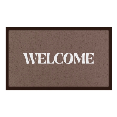 Artsy Mats - Χαλάκι Εισόδου Welcome Chocolate Brown 70x40cm