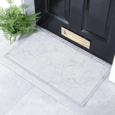 Artsy Mats - Χαλάκι Εισόδου White Marble 70x40cm Artsy Mats - Χαλάκι Εισόδου White Marble 70x40cm