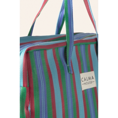 Calma House - Τσάντα Με Φερμουάρ Berlin Large Blue