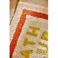 Calma House - Βαμβακερό Πατάκι Μπάνιου Club Orange 50x70cm Calma House - Βαμβακερό Πατάκι Μπάνιου Club Orange 50x70cm